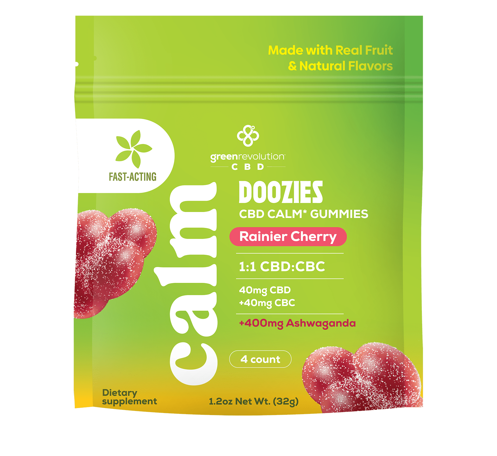 CBD Calm Rainier Cherry - Green Revolution CBD