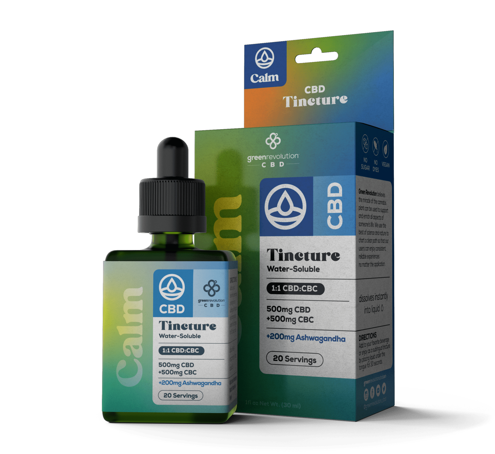 CBD Calm Tincture - Green Revolution CBD