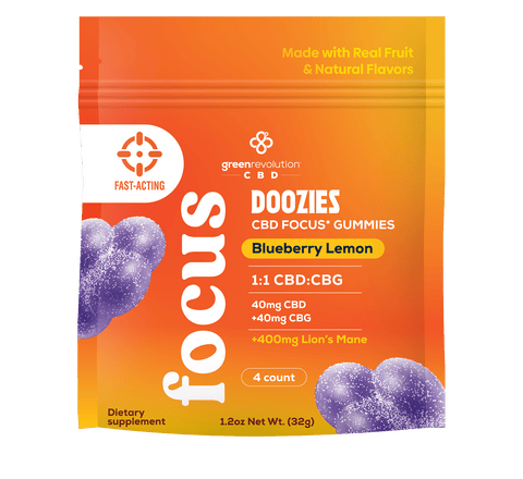CBD Focus Blueberry Lemon - Green Revolution CBD