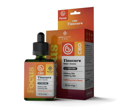 CBD Focus Tinctures - Green Revolution CBD