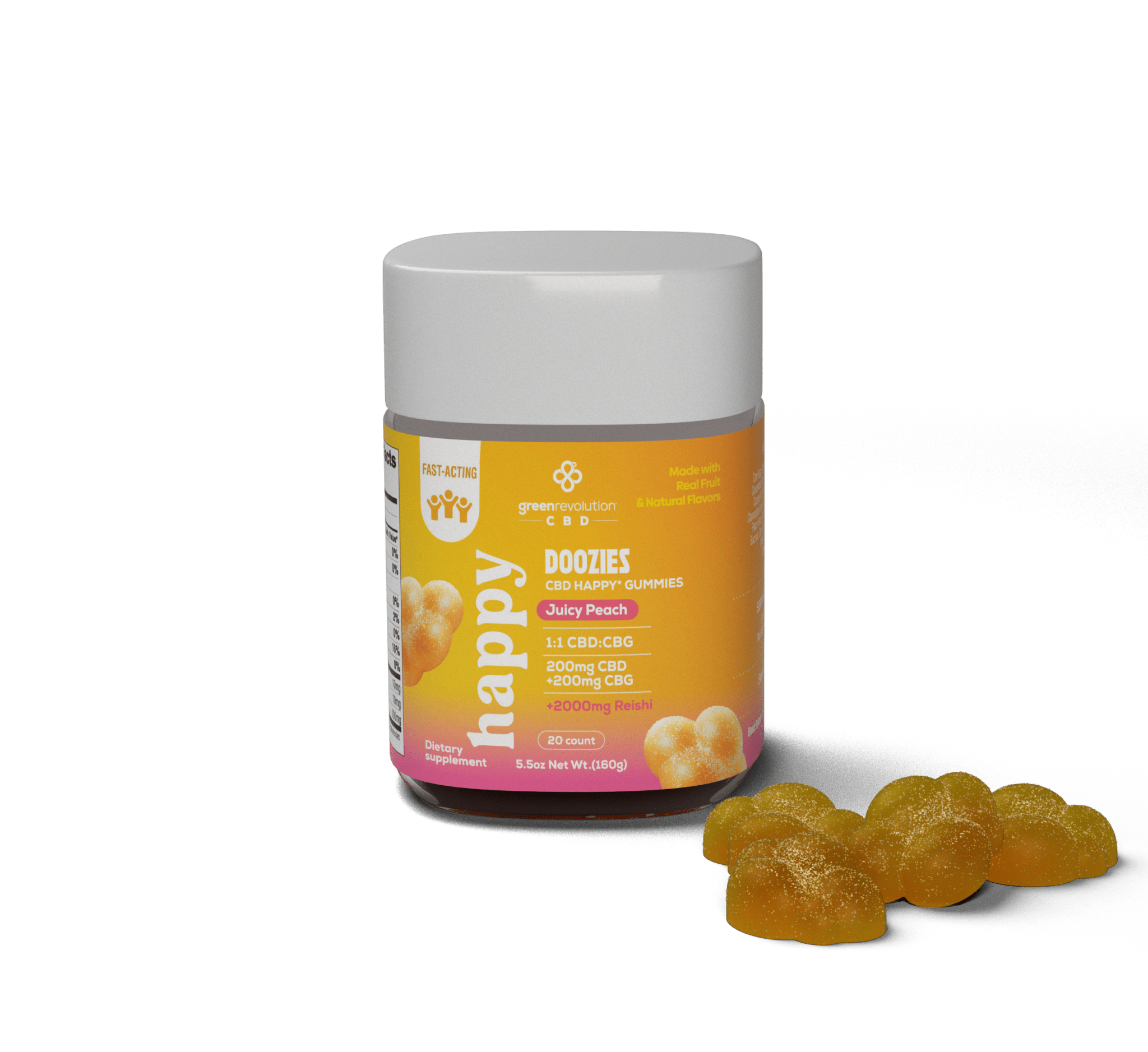 CBD Happy Juicy Peach - Green Revolution CBD